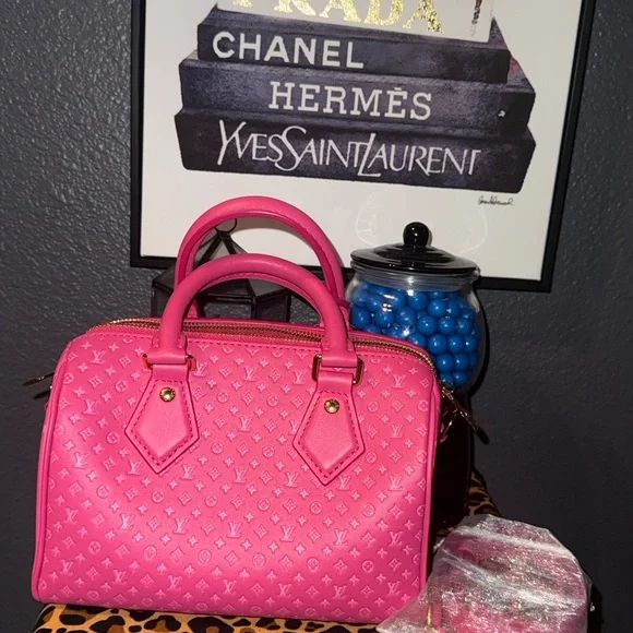 Louis Vuitton Fuchsia Satchel - Picture 1 of 3